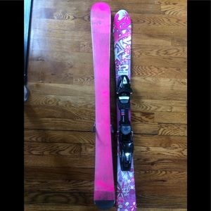 K2 girls skis with bindings 100cm